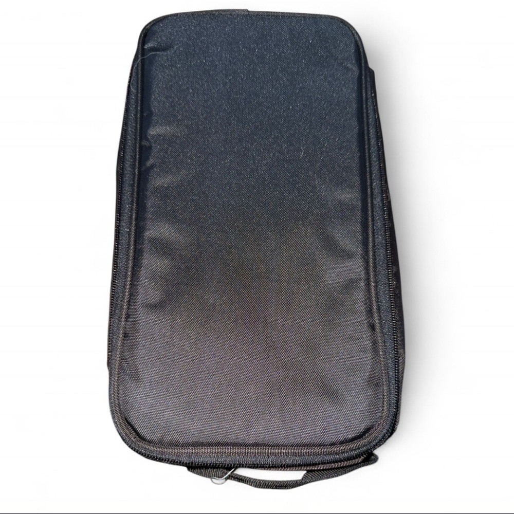 NWT Classic Black Men's Hanging Travel Toiletry Bag